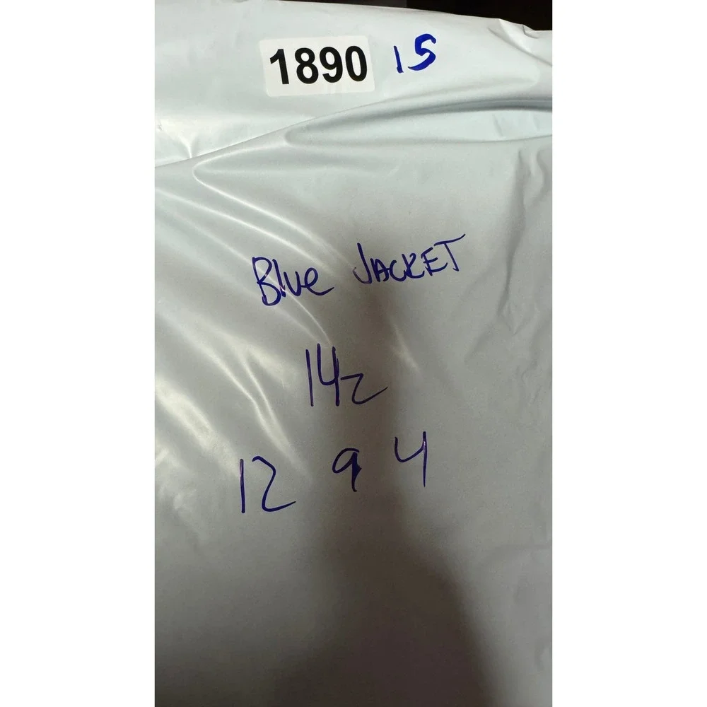 Vintage Howe Coach Jacket USA Memphis Tennessee Blue‎ Snap Mens Large